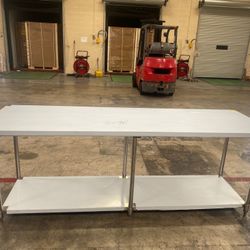All Stainless Steel Table NSF 96W x 30D x34H inches