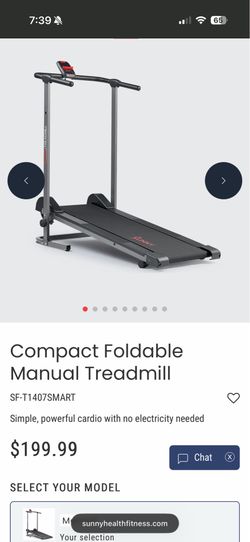 Sunny Manual Treadmill Foldable