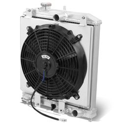 92-01 Civic Del Sol Integra 2-Row Radiator+Fan Shroud Radiador