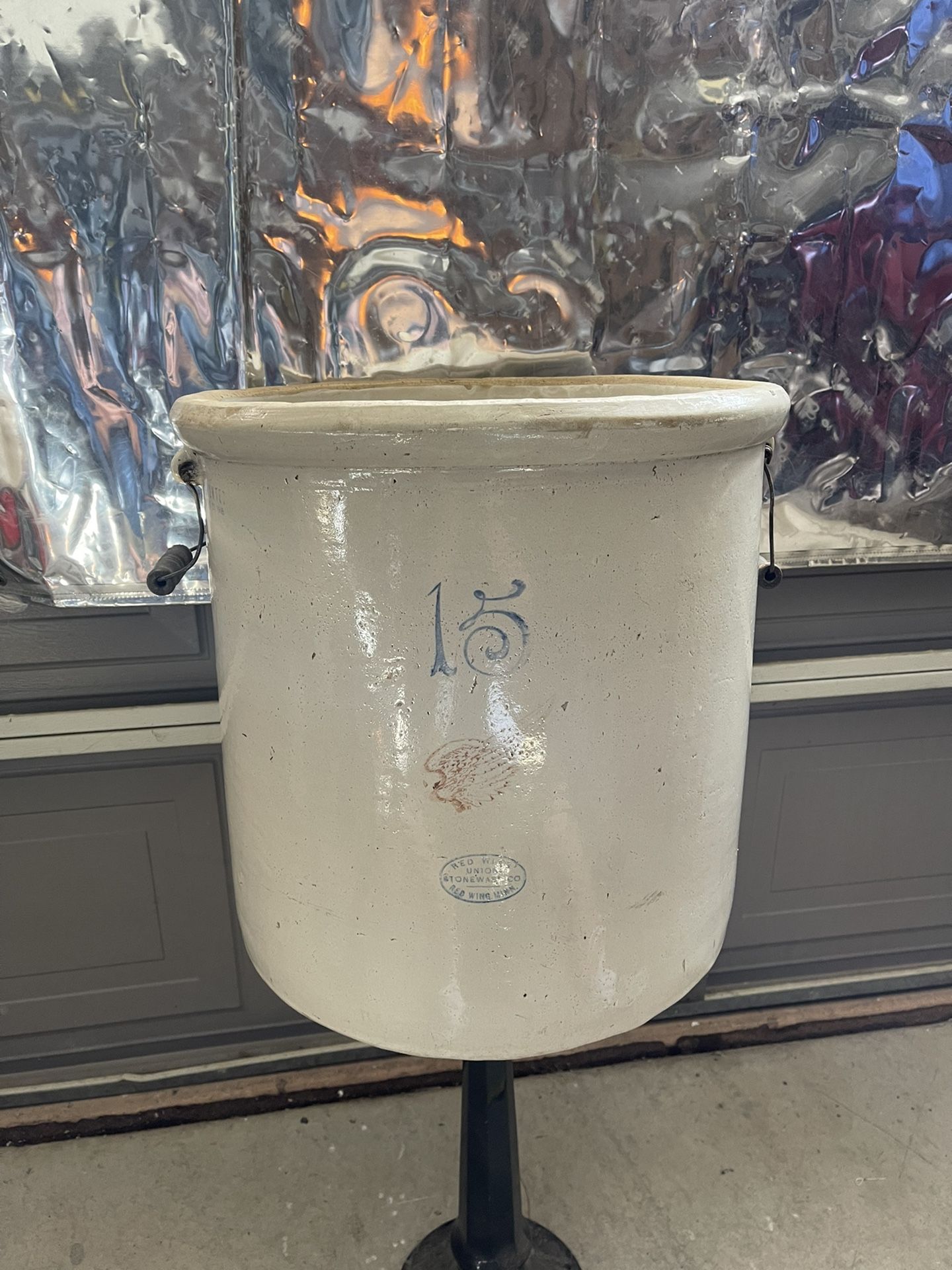 Antique Crock Pot # 15