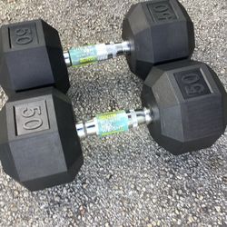 50.lbs X 2 Dumbbell Set
