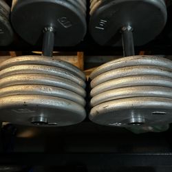 105 Lb Commercial Gym Dumbbells