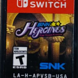 SNK Heroines: Tag Team Frenzy-Nintendo Switch Fighting Game 