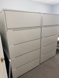 5 Drawer Filing Cabinet With Key