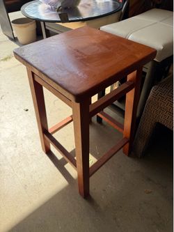 Wood Plant Stand