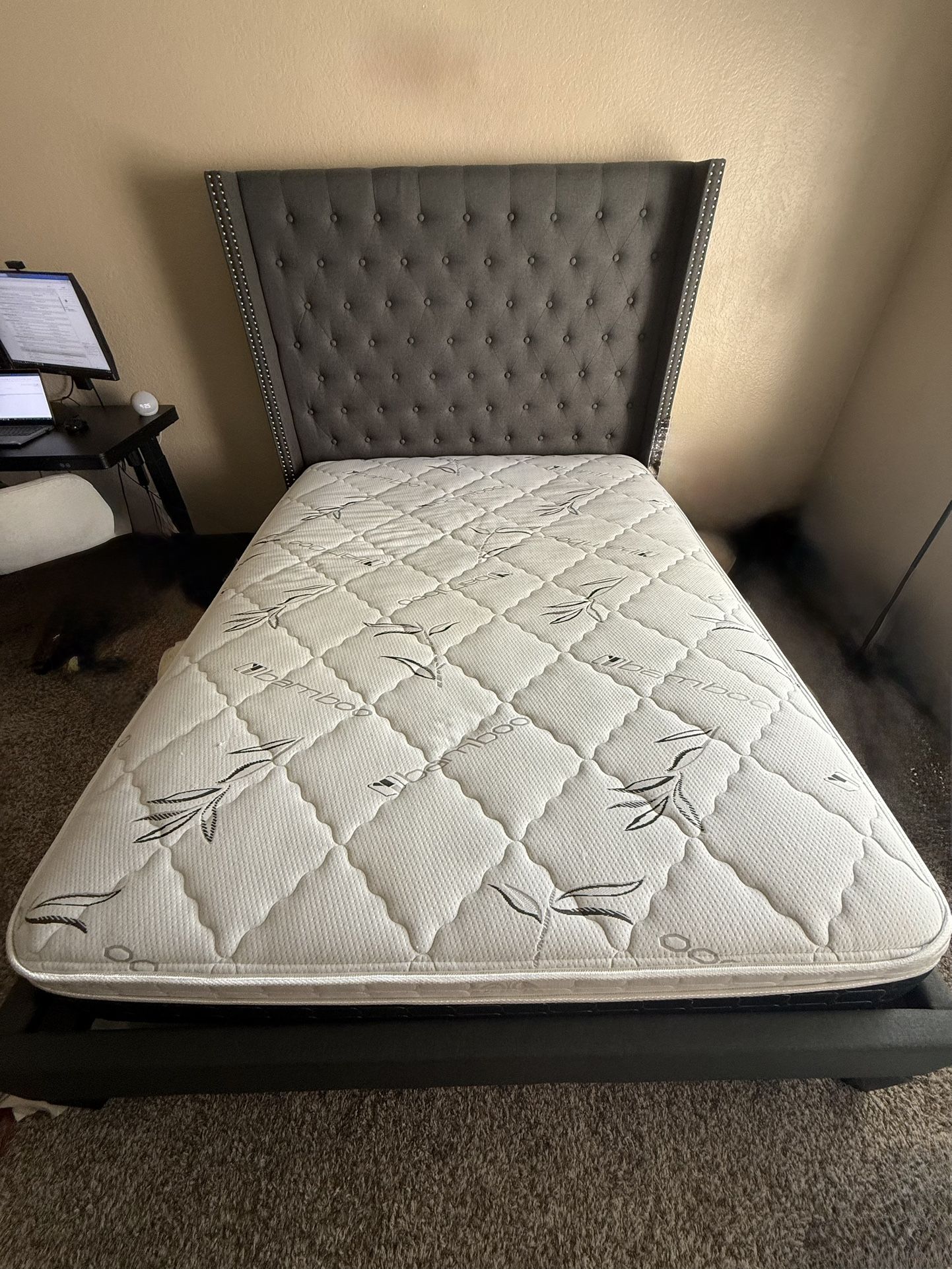 Bed Frame & Mattress - Queen