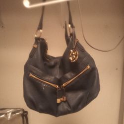 Mk Navy Blue Purse