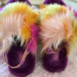 UGG colorful fur shoes