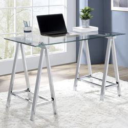 Glass Top Writing Desk