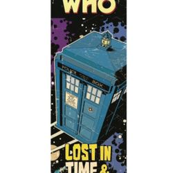 Culturenik Doctor Who TARDIS Comic Book Cover Art Sci Fi British TV Television Show Print (Unframed 12x36 Poster)