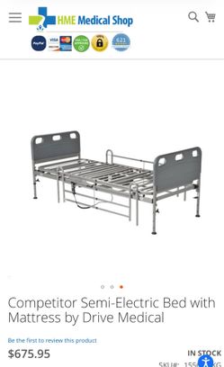 Semi electric bed