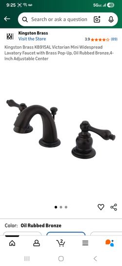 Lavatory Faucet (Oiled Rubbed Bronze)