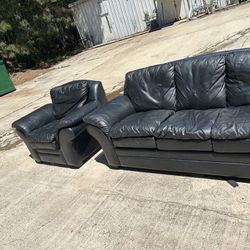 Leather Sofa Set (Fayetteville Ga