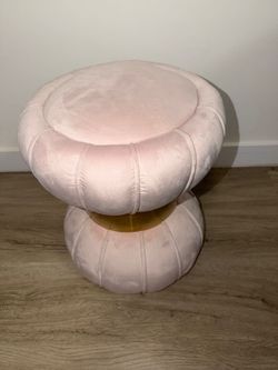 Pink ottoman