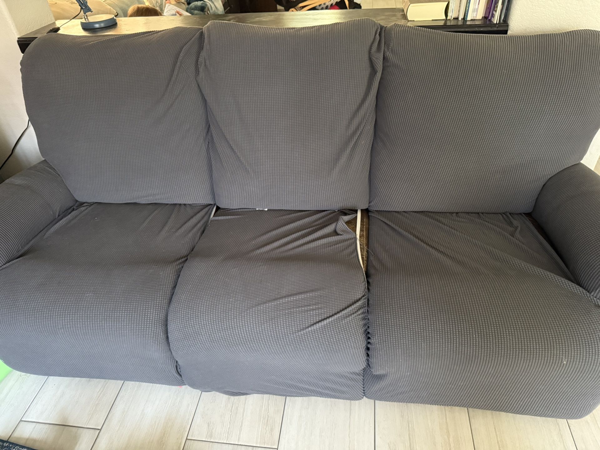 Leather Reclining Couch