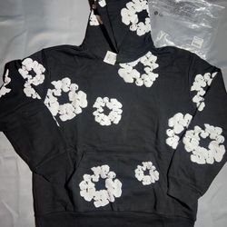 Brand New Black Denim Tears Hoodie