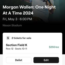 Morgan Wallen Field Seats 