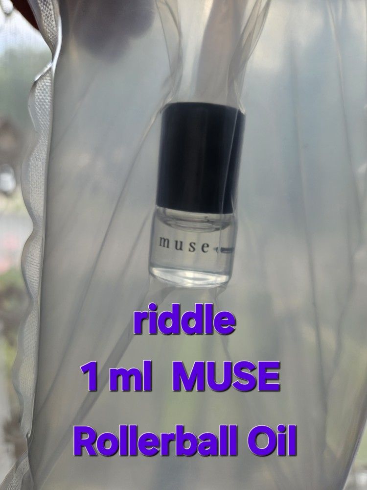 1ml riddle MUSE Roll-On Fragrance Oil Sample Size