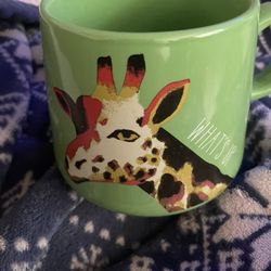giraffe. Opal House Porcelain Mug! NEW