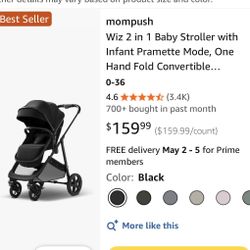 Mompush 2 In 1 Baby Stroller 