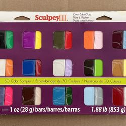 Sculpey III Oven Bake Clay 30 Pieces Art
