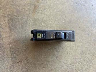 Square D QO 20 Amp Single-Pole Circuit Breaker