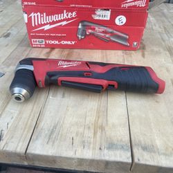 Milwaukee M12 12V Lithium-Ion Cordless 3/8 in. Right Angle Drill (Tool-Only