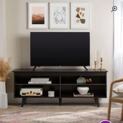 Schaeffer 58" Open Storage TV Stand for TVs up to 65"
