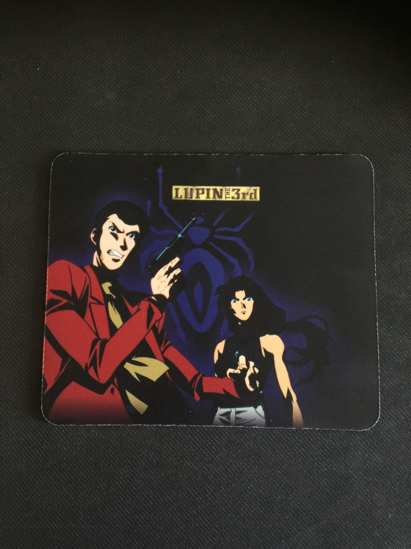 Lupin the 3rd vibrant colorful computer desktop laptop mouse pad