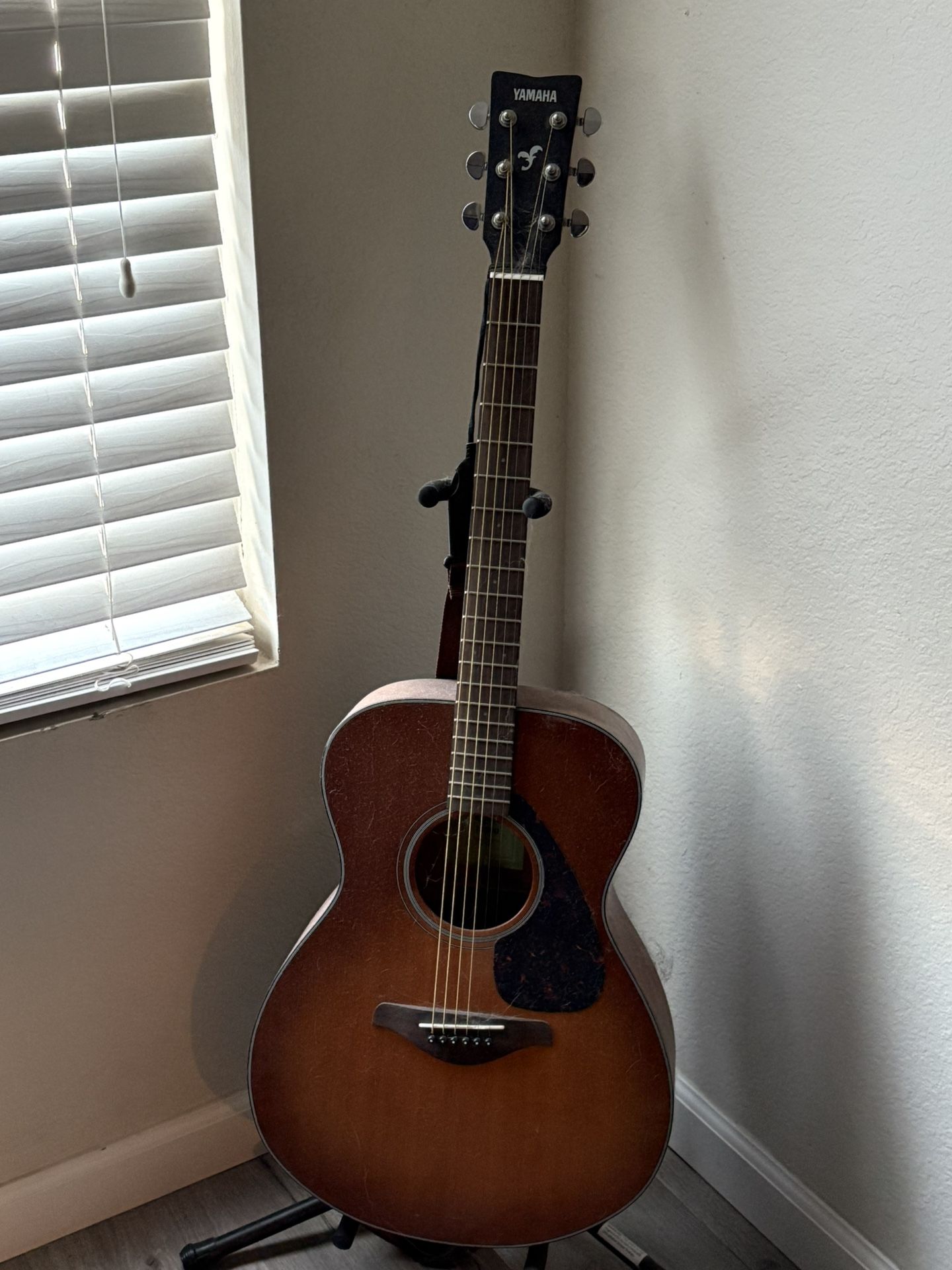 Yamaha FS800 Guitar & Guitar Stand 