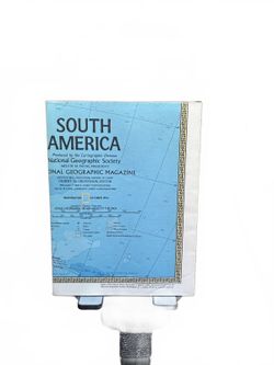National Geographic Magazine October 1971 South America Map Edition - Vintage Ep