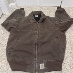 Vintage dark brown Carhartt Santa Fe jacket