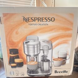 NESPRESSO VERTUO CREATISTA By Breville.