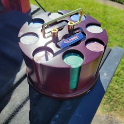 Poker Chip Set."CHECK OUT MY PAGE FOR MORE DEALS "