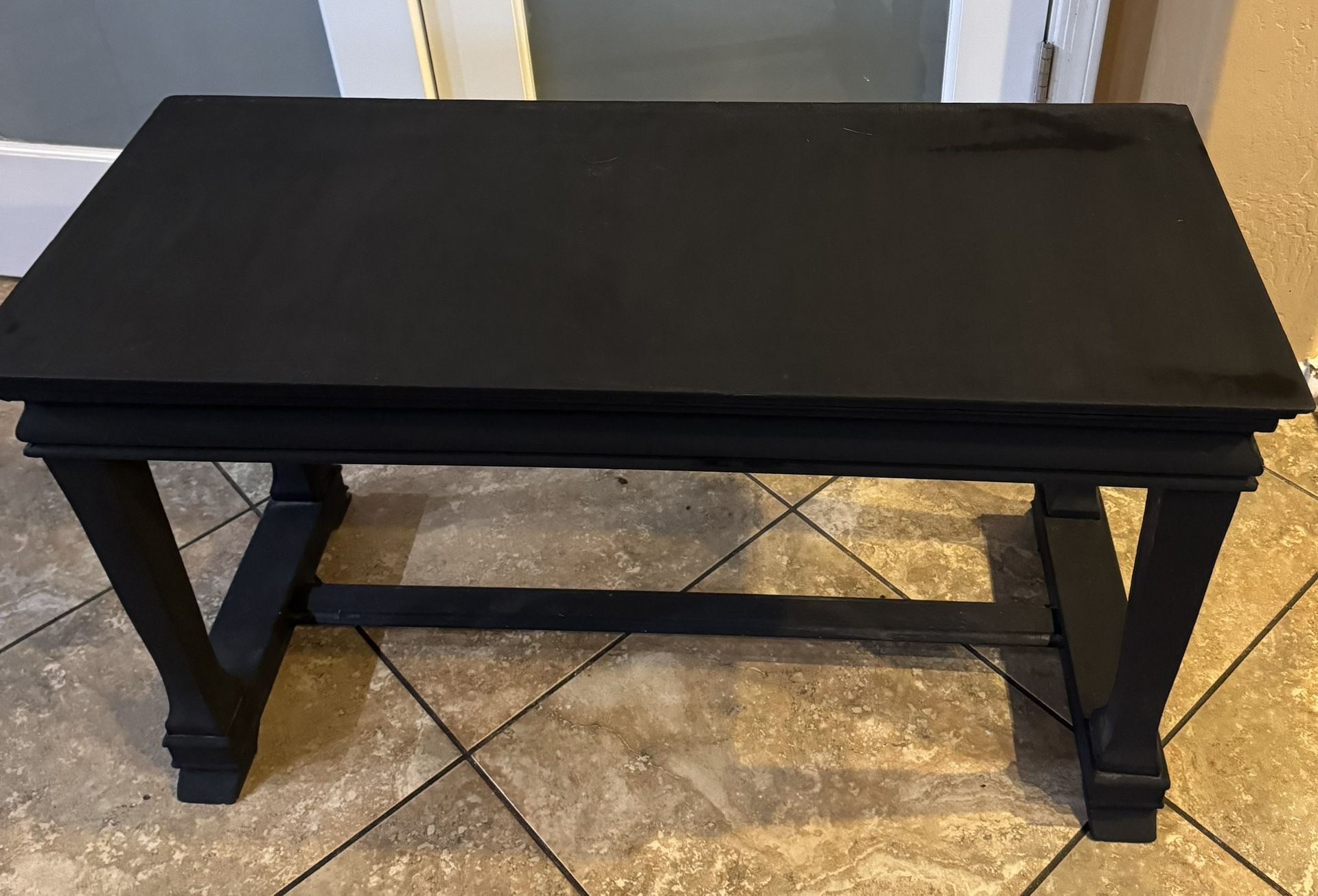 Piano Bench - Wood Painted Matt Black