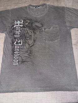 Harley Davidson Graphic Pocket T-Shirt