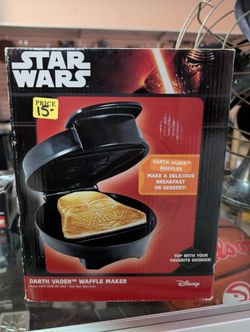 Star Wars Darth Vader Waffle Maker Disney Kitchen Appliance