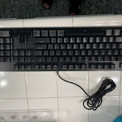 Lighted CORSAIR Gaming Keyboard K60