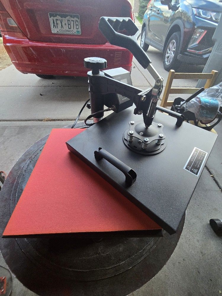 Vevor T Shirt Press, With Hat And Tumbler Attachements