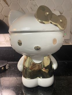 Hello Kitty Ceramic Cookie Jar 