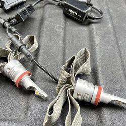 Lighting H4 HB2 9003 LED Headlight Bulbs, 12500Lms 700% Brighter 6000K~6500K Xenon White 90W, Dual High/Low Beam Headlamps Replacement