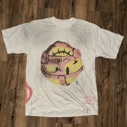 New Men’s Size Large Travis Scott Cactus Jack WWE mankind T Shirt 