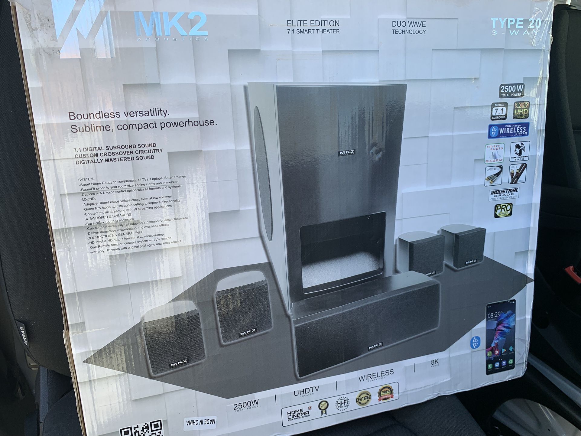 MK2 Acoustics Type-20 Elite Edition 7.1 Surround System
