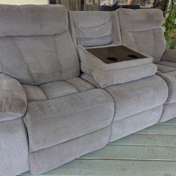 Gray Couch With Loveseat Set Ashley Furniture 