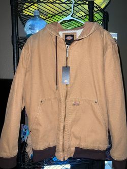 Dickies Sherpa-Lined Hooded Duck Jacket