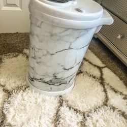 Marble Diaper Pail