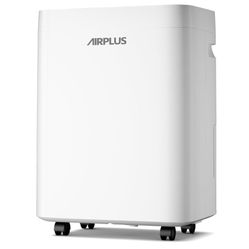 AIRPLUS 5000 Sq.Ft 80 Pint Dehumidifier for Basements,1.3gallon Water Tank,Smart Dehumidifiers for Home,Dehumidifier with Drain Hose for garage,baseme