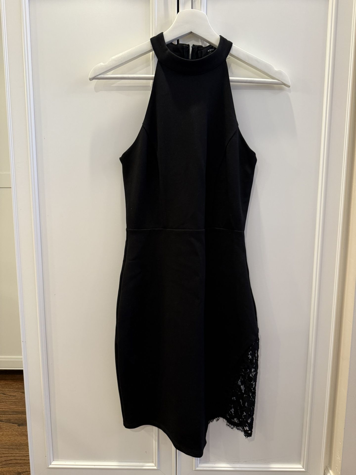 Aqua Black Mini Dress