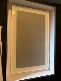 White Picture Frame with Mat