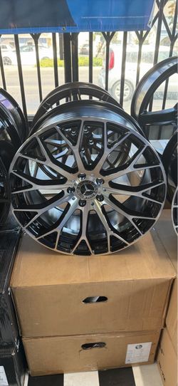 19” MERCEDES BENZ WHEELS/TIRES STAGGERED (4) NEW-WE FINANCE NO CREDIT OK